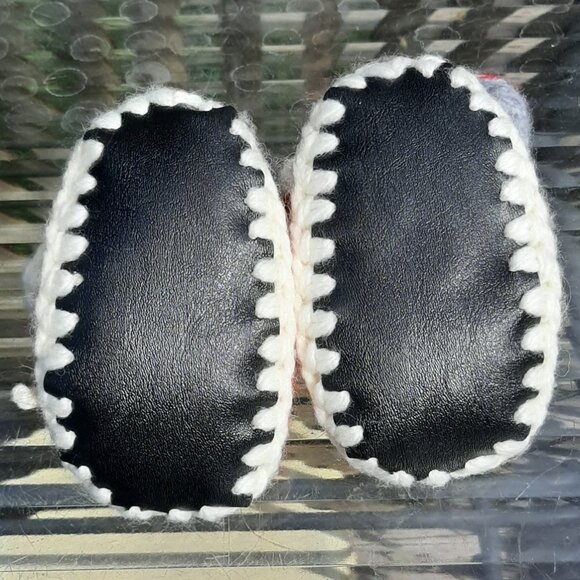 Handmade Baby Toddler Kids Anti-slip Floor Socks Shoes Slippers for 0-24 Months - Picture 6 of 8